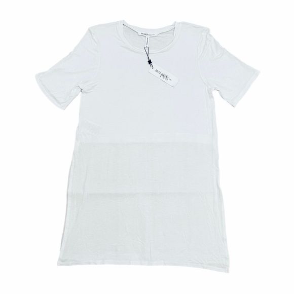 NWT BCBGeneration Optic White Contrast Tunic M - Picture 12 of 16